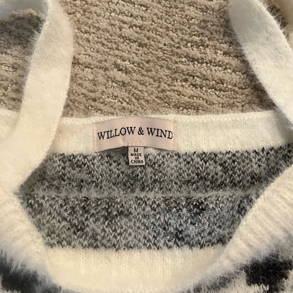 Wind & Willow Houndstooth Tank Sweater Medium - Picture 5 of 5